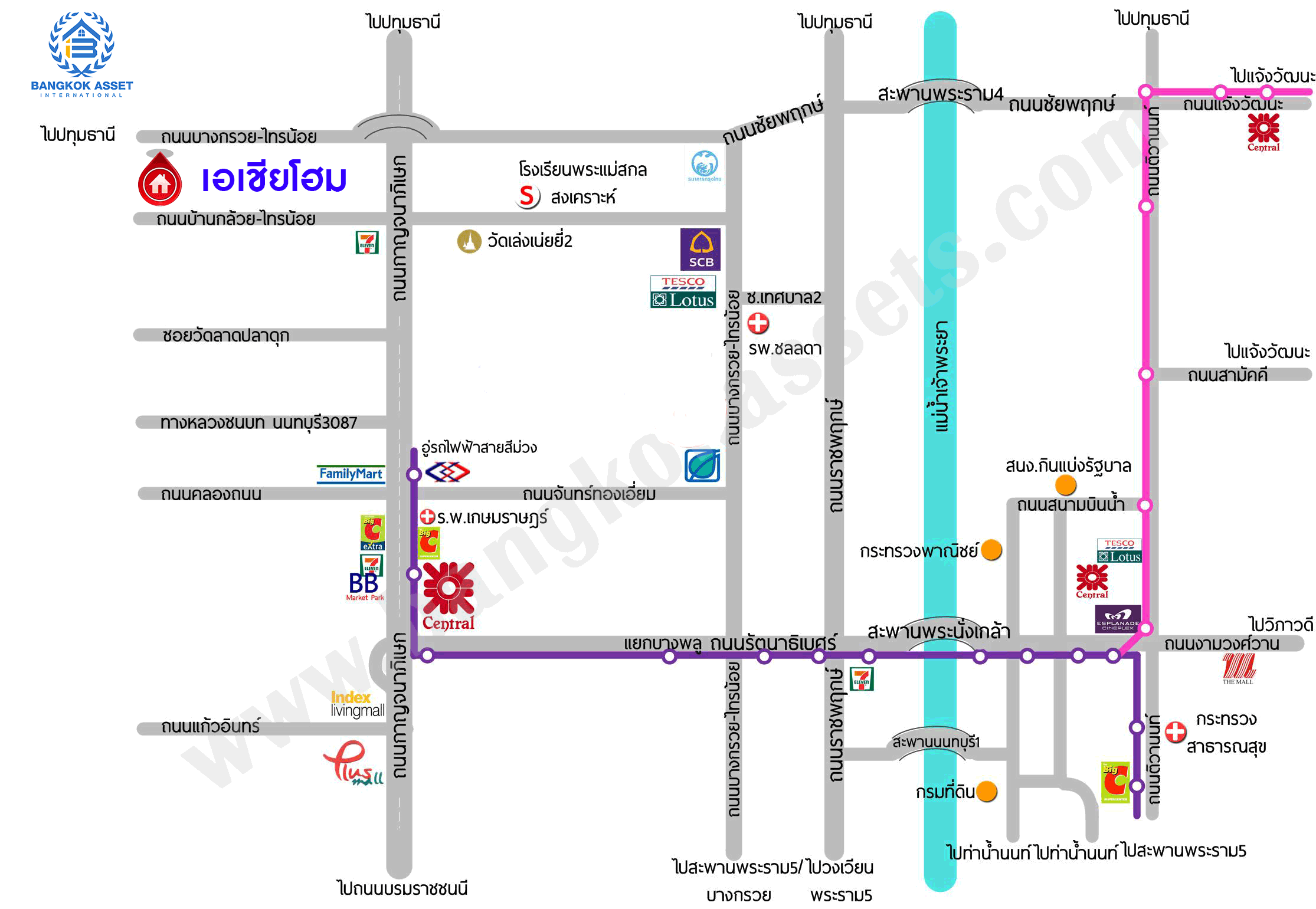ทาวน์เฮ้าส์มือสองนนทบุรี ราคาสุดคุ้ม ไม่ถึงล้าน! ม.เอเซียโฮม บางกรวย-ไทรน้อย เนื้อที่ 16 ตร.ว. ฟังก์ชั่น 2 ห้องนอน 2 ห้องน้ำ พร้อมอยู่ สะดวกสบาย บนทำเลติดถนนใหญ่ เชื่อมต่อหลายเส้นทาง ใกล้โลตัส ,แม็คโคร บางบัวทอง และอื่นๆ อีกมากมาย